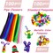 Arts and Crafts Supplies for Kids DIY Craft Kits Art Supplies Materials Kids Crafts Set with Pipe Cleaners Craft Box Preschool Homeschool Toys Gift for Kids Boys and Girls Age 4 5 6 7 8